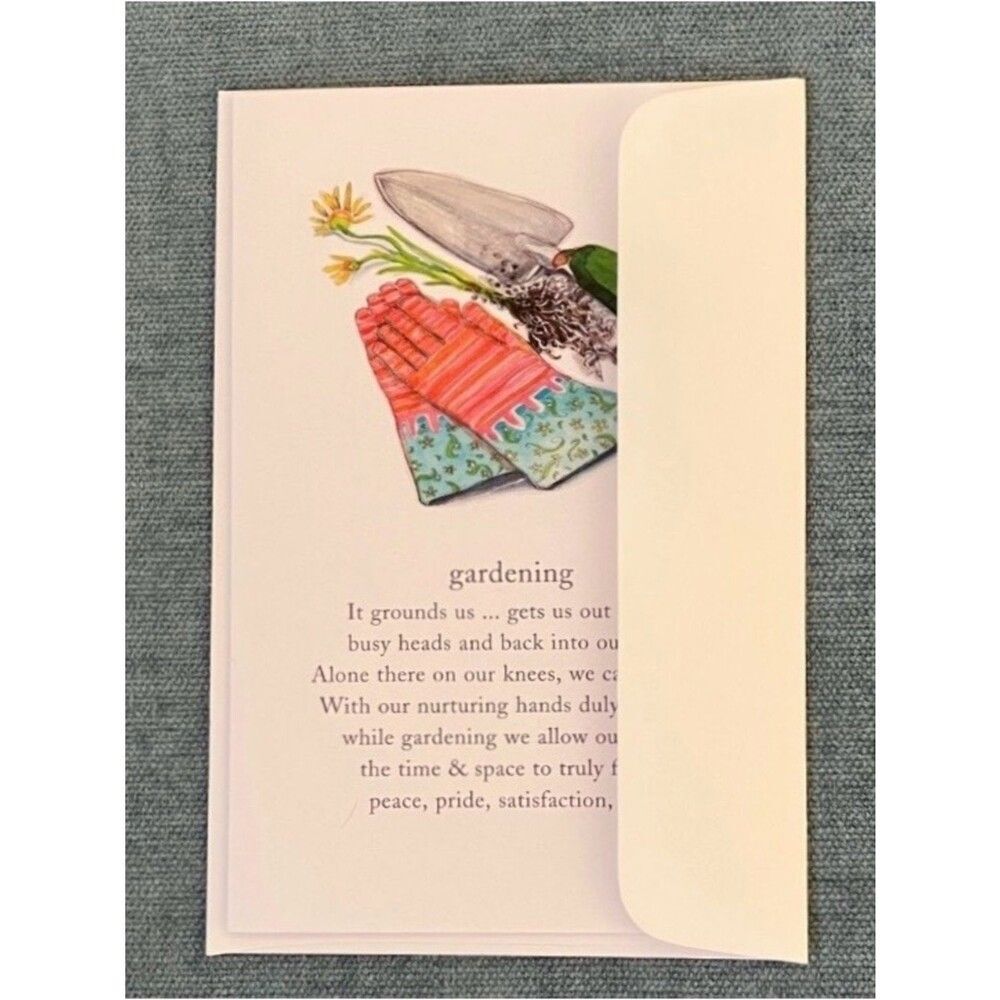 Meanings of Life Gardening Birthday Card